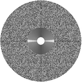 VAL-Lab D345-220(345.514.220)/أقراص ألماس UM، جودة ممتازة، مرنة، مزدوجة الجوانب/غير مثبتة، مقاس 22 مم، سمك 0.25 مم، 50 ميكرومتر، حبيبات متوسطة (عبوة من قطعتين) in Kuwait