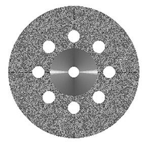VAL-Lab D918PB-220C(350.524.220)/M Diamond Disks, Premium Quality, Flex, Double Sided/Mounted, Size 22 mm, Thickness 0.30 mm, 100 μm, Coarse Grit