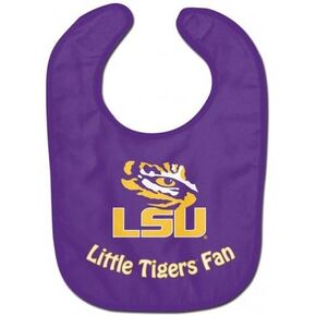 NCAA College Full Color Mesh Baby Bibs (LSU Tigers All Pro)