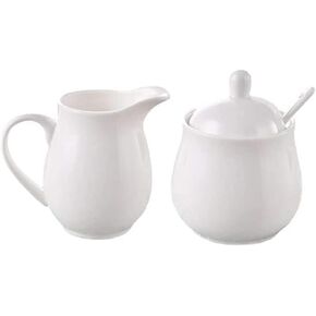 RockTrend Colorful Ceramic Milk Jug Sugar Bowl, Coffee Serving Set, Creamer Pitcher and Sugar Bowl Set