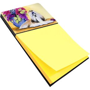 Caroline's Treasures SS8341SN Shih Tzu Refillable Sticky Note Holder or Postit Note Dispenser, 3.25 by 5.5", Multicolor