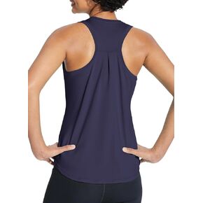 BALEAF Women's Workout Tank Top Racerback Tops Sleeveless Running Shirts Loose Fit Yoga Athletic Gym Sports in Kuwait