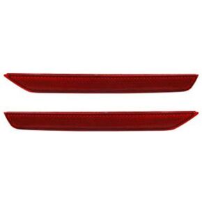 For 2011-2017 Honda Odyssey Pair Driver and Passenger Side Rear Bumper Reflector CAPA Certified HO1184100 HO1185100 - Replaces 33555-TK8-A01 33505-TK8-A01 ;