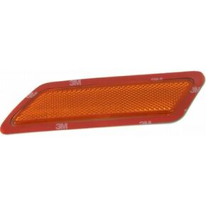 For BMW 320i / 328i / 335i xDrive Bumper Reflector 2013 2014 2015 Driver and Passenger Side Pair/Set | Front | LED | Sedan | BM2554102 + BM2555102 | 63147274521 + 63147274522