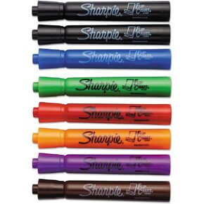 SHARPIE 22478 Flip Chart Markers, Bullet Tip, Colors may vary, 8-Count, Colors may vary(Box)