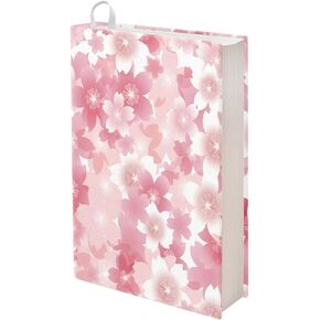 FKELYI Jumbo Fabric Book Covers-Pink Cherry Blossom Print Stretchable Book Sleeves for Hardcover Textbook Protection(FAN-WK20481CZ26-P-10)