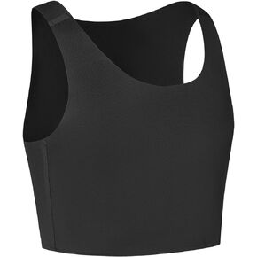 JARAZIN Seamless Chest Binder for Women Transgender Tomboy Pullover No Show FTM Binder Trans Breast Binder Bra Tank Top
