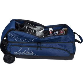 Strikeforce Hybrid X Triple Roller Bowling Ball Bag Navy