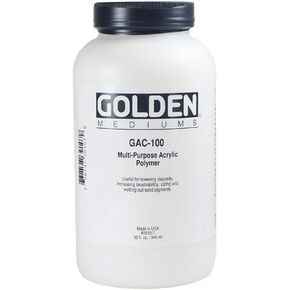 GAC 100 by GOLDEN - Acrylic Polymer (32 oz.)