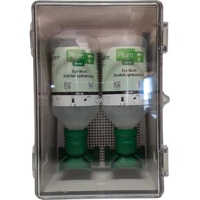 محطة غسيل العيون الصناعية الصغيرة Plus Rinse 45504، بطول 11.5 بوصة، وعرض 5.5 بوصة، وطول 8 بوصة، و16.9 أونصة سائلة. in Kuwait