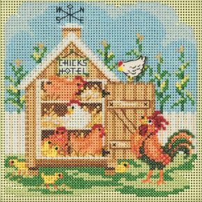 WICHELT IMPORTS INC Counted Cross Stitch Chicks HOT, Multi