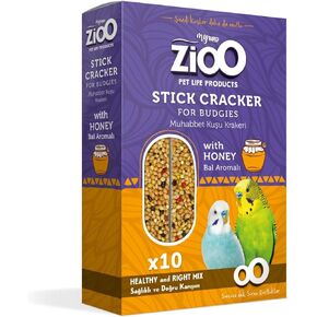 VHD MyBird Treat Stick Cracker for Budgies 10 عدد - مكافآت الطيور بنكهة العسل، العصي المقرمشة، الدخن، 10 قطع في عبوة واحدة، تتضمن الشماعة، مزيج صحي وصحيح، سهل الهضم in Kuwait