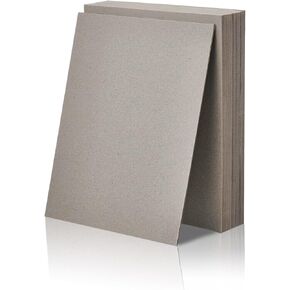 24 قطعة من لوحة الكتب، لوحة مجلدات VULGBUNEE DIY، لوحة كتب مصممة من اللوح الخشبي، أوراق من اللوح الخشبي الثقيل، لوازم تجليد الكتب لتغطية تجليد الكتب (رمادي، 11 × 8.5، 80PT) in Kuwait