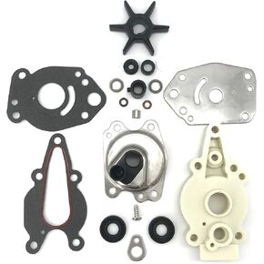 46-42089A5 Outboard Water Pump Impeller Repair Kit For Mercury Mariner Force 6 8 9.9 10 XR10 13.5 15 HP Marathon Magnum Sea Pro 2/4 Stroke 46-42089A4,42089A3 6HP 8HP 9.9HP 10HP 13.5HP 15HP