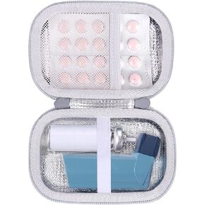 Aenllosi Hard Carrying Case Compatible with Asthma Inhaler