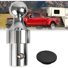 60618, Upgraded 38k Ram Puck System Gooseneck Hitch Kit with Case, Compitable with 2013-2024 Dodge Ram 2500 3500, 2-5/16 in Hitch Ball for Truck Bed with 2 Gooseneck Safety Chain Anchors