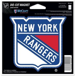NHL New York Rangers 4.5 x 6 inch Die-Cut Magnet