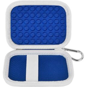 Case Compatible with KardiaMobile Card Personal EKG Monitor. Portable Heart Rate Monitor Card Storage Carrying Bag, Travel Protective Holder Organizer for ECG Monitor Card (Box Only) -Rose Red