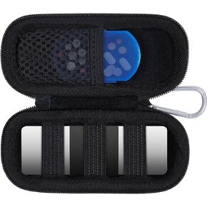 Hard Storge Case Replacement for AliveCor Kardia Mobile ECG Monitor Device 6/1L /SHANREN Heart Rate Monitors with Pill Organizer by Aenllosi