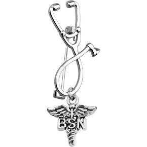 دبابيس بروش السماعة الطبية للطبيب والممرضة طلاب الطب الطبية هرمس هدية ل RN ، PA ، MA ، LPN ، LVP ، NP ، الطبيب البيطري in Kuwait