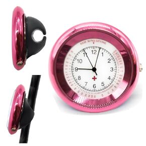Nurse Stethoscope Watch - Lightweight Metal Frame- Attaches Directly to Stethoscope for All Medical Professionals - Purple