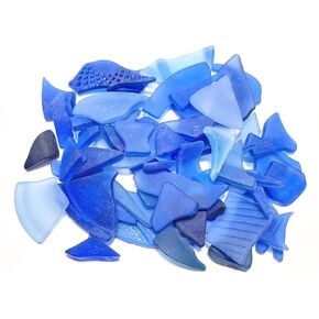 Blue Sea Glass - 11 oz - Tumble Works Sea Glass