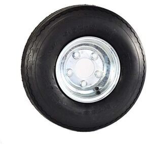eCustomRim 2-Pack Trailer Tire On Rim 570-8 5.70-8 Load C 5 Lug Galvanized Wheel - 2 Year Warranty w/Free Roadside