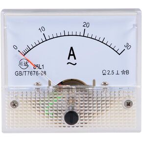 uxcell AC 0-30A Analog Panel Ammeter Gauge Ampere Current Meter 85L1