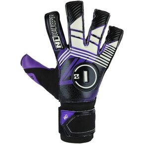 N1 Goalkeeper gloves Ares Kids. Youth Football Gloves with Ergoroll Cut and German Latex Palm. Soccer Goalie Gloves for Kids with Standard Fit.
