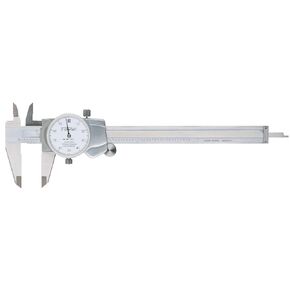 Fowler 52-008-006-2, Supreme Dial Caliper with 0-6" Measuring Range, White