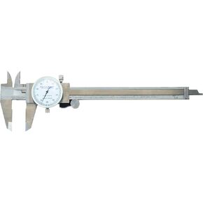 Frankford Arsenal Stainless Steel Dial Caliper with Case for Reloading,silver
