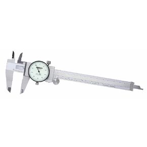 INSIZE 1311-12CAL Dial Caliper with ISO17025 Calibration Certificate, 0-12"