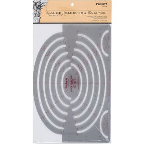Pickett Large Isometric Ellipse Template (1271I)