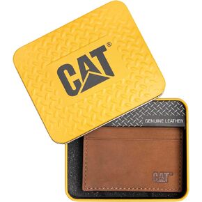 حافظة بطاقات للرجال من كاتربيلر مع الشعار in Kuwait