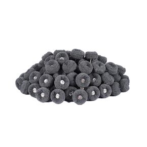 YIEPET 100Pcs Upgrades Abrasive Buffing Wheels,Wheels Burr for Rotary Tools-1/8"(3mm) Shank,Rust Removal, Polishing.20Pcs Each