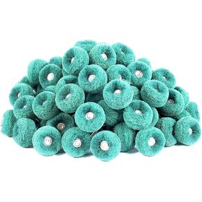 YIEPET 100Pcs Upgrades Abrasive Buffing Wheels,Wheels Burr for Rotary Tools-1/8"(3mm) Shank,Rust Removal, Polishing.20Pcs Each