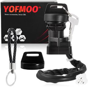 YOFMOO LTZ400 LTR450 Ignition Key Switch Compatible with Suzuki Quadracer 450 LTR450Z Quadsport Z400 LTZ400Z 37110-45G00 ATV Bike