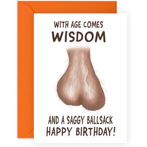 CENTRAL 23 Funny Greeting Cards For Men - Husband Birthday Card - Hilarious Boyfriend Birthday Card - Friends Birthday Card Male - Comes With Fun Stickers