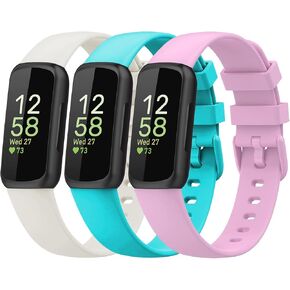 3 عبوات مخروطية من أجل Fitbit Inspire 3، أساور معصم رياضية من السيليكون للياقة البدنية للنساء والرجال in Kuwait