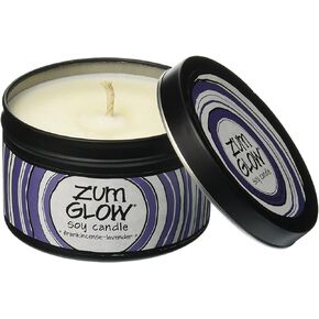 Indigo Wild Zum Glow Soy Candles, Frankincense and Lavender