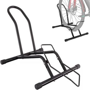 YYDS Bike Stand, Black, Alloy Steel, 3.35 in Wide, Easy to Use, Stable, Compatible with 3.35 in Tires, No More Worries About Bike Parking
