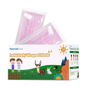 Adult Face Masks Disposable 50 PCS,3 Ply