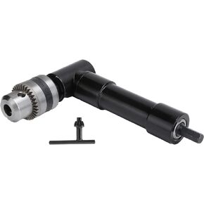Fdit 90 Degree Electric Drill Right Angle Turner/Head Angle Drill Attachment Adapter Extension Drilling Tool for Electric Drill Parts