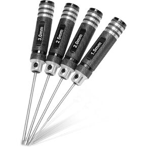 Speedybee RC Hex Driver Kit: 4pcs RC Tools Set 1.5mm 2.0mm 2.5mm 3.0mm Screw Driver for FPV Drone Quadcopter RC Car Helicopter Models