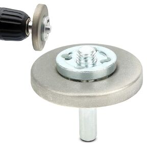Diamond Grinding Wheel, 600 Grit 2.2in Diameter Grinding Stone Set Sharpening Wheel for Rotary Tool Planing Tool Drill Scissor