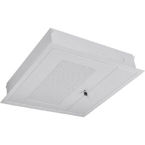 Monoprice False Ceiling Equipment Storage Enclosure - Ideal for A/V Equipment, 2 Feet x 2 Feet, White - Entegrade Series
