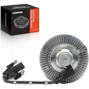 A-Premium Electronic Radiator Cooling Fan Clutch Compatible with Ford F-250 Super Duty, F-350 Super Duty, F-450 Super Duty, F-550 Super Duty, 2008-2010, 6.4L, Turbocharged Only