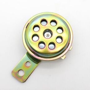 LVEE DL70-008 9 holes Universal Motorcycle Electric Horns Waterproof Round Loud Speaker 12V 1.5A 105db small horn for Motorcycle