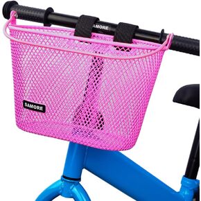 SAMORE Kids Bike Basket with Handle