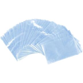 250Pcs Benvo 4X6 Inches Shrink Wrap Bags Homemade Packaging PVC Heat Seal Shrink Film Wrap Bags for Packaging Soap, Candles, Bath Bombs, Small Gifts, Jars and Handmade DIY Crafts(Bluish)